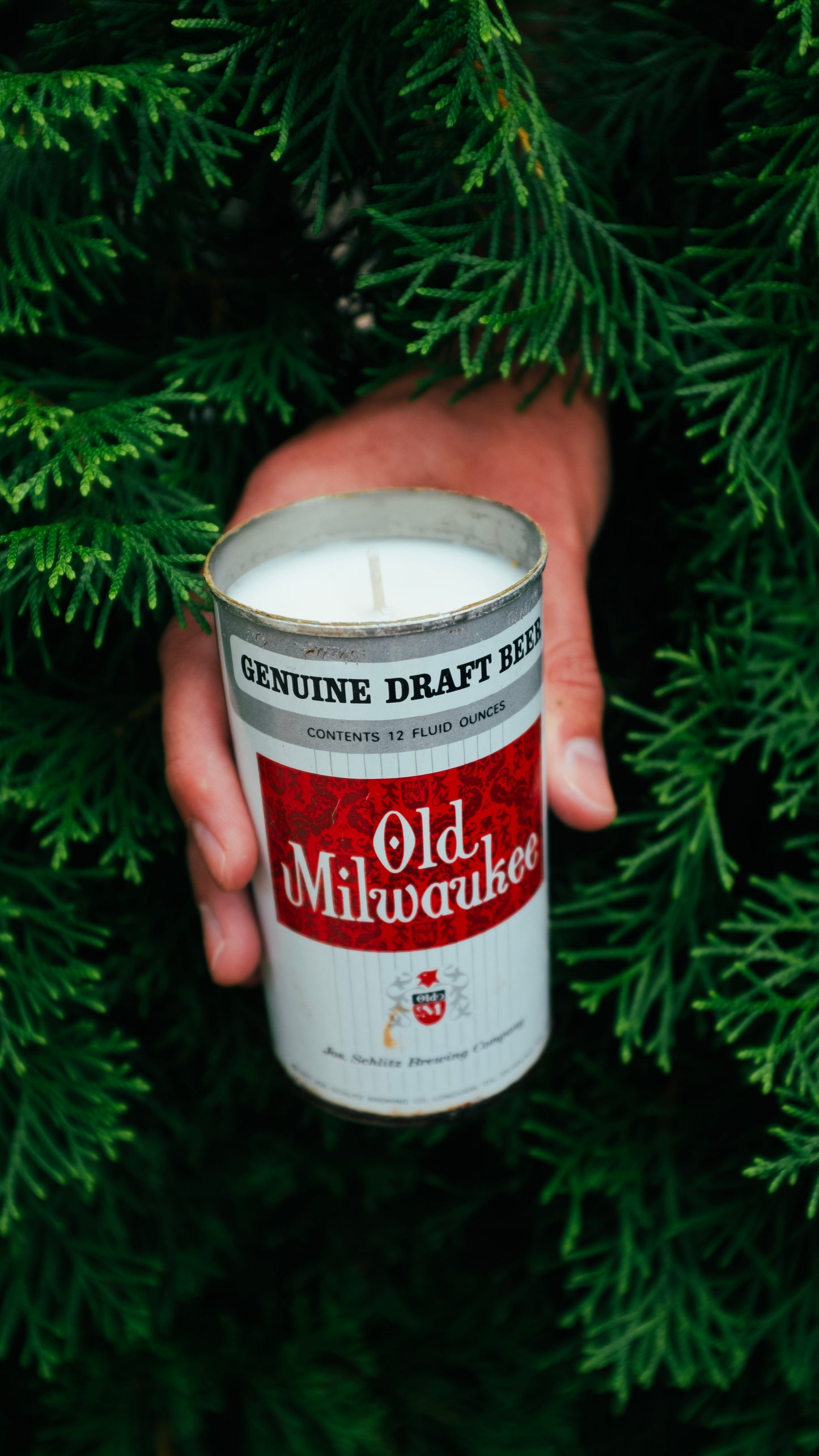 Old Milwaukee - Vintage Beer Can Candle