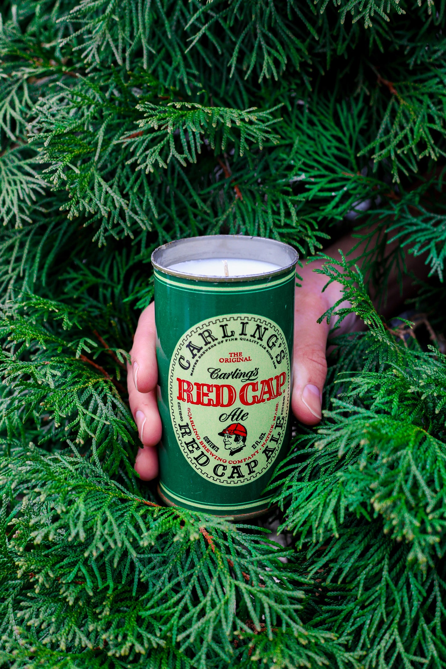 Carling Red Cap Ale - Vintage Beer Can Candle