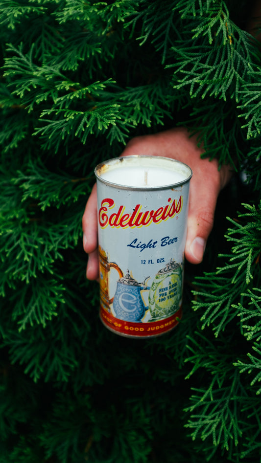 Edelweiss - Vintage Beer Can Candle