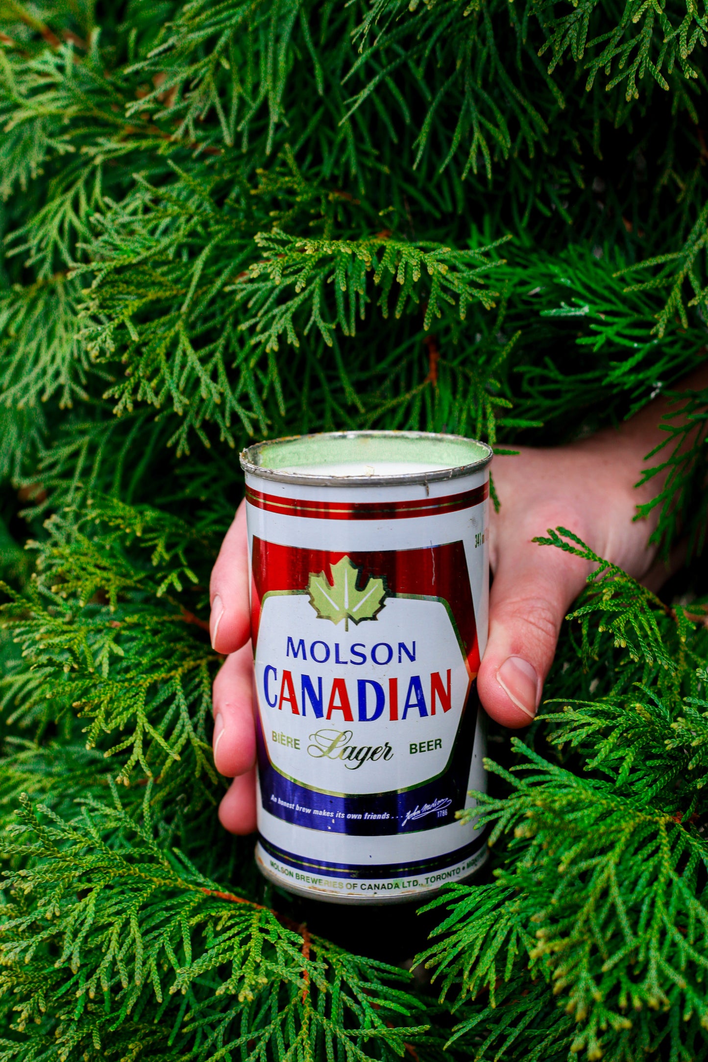 Molson Canadian - Vintage Beer Can Candle