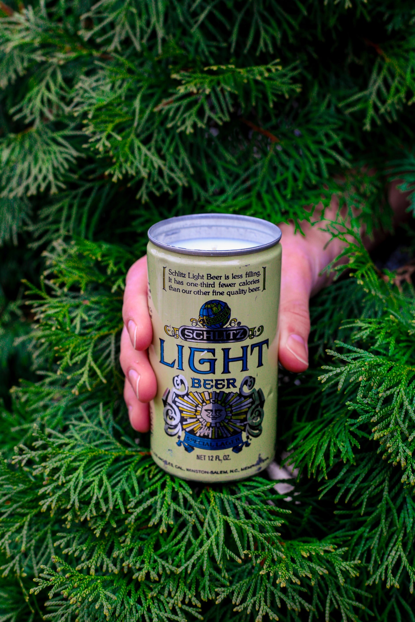 Schlitz Light - Vintage Beer Can Candle